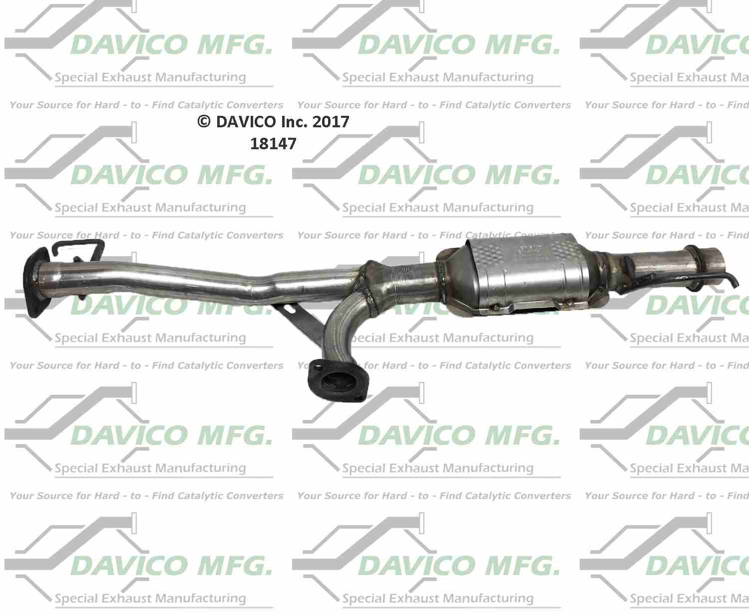 Davico Mfg Exact-Fit Catalytic Converter 18147