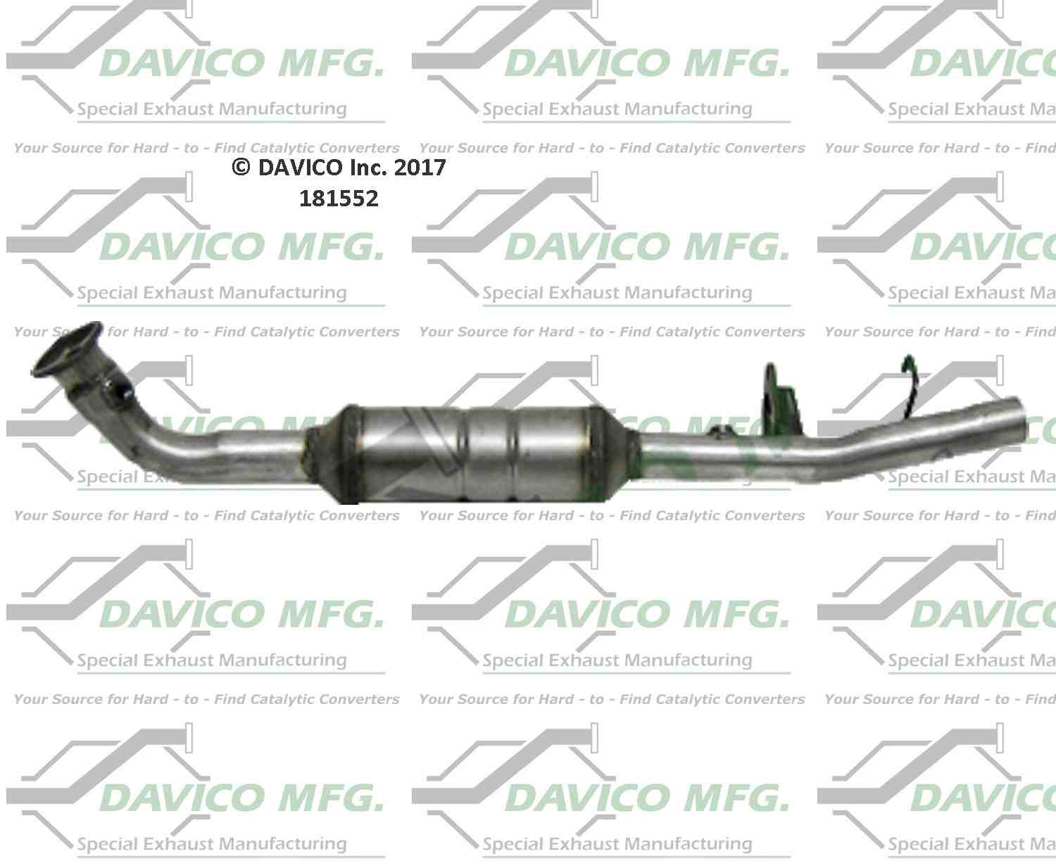 Davico Mfg Exact-Fit Catalytic Converter 181552