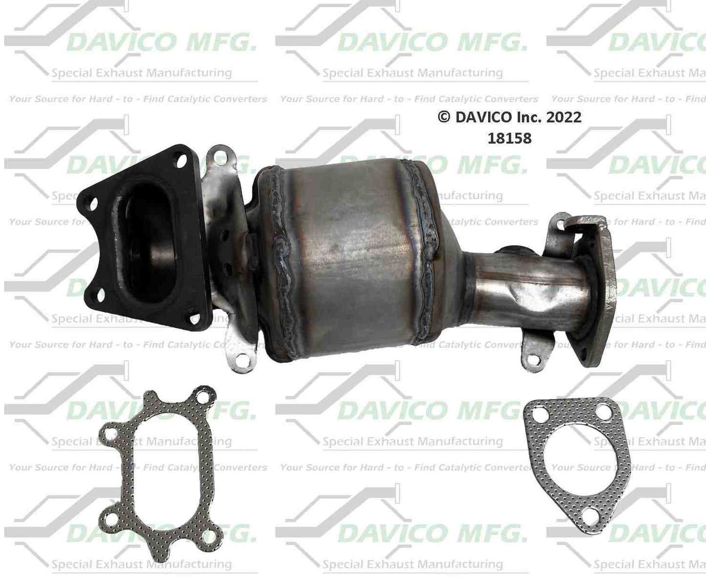 Davico Mfg Exact-Fit Catalytic Converter - Manifold 18158
