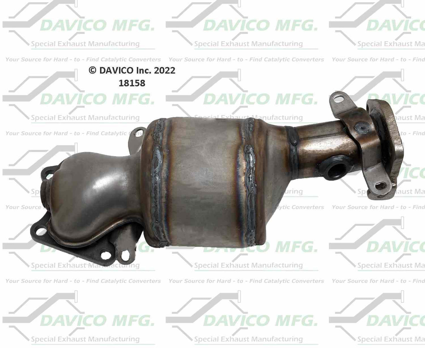 Davico Mfg Exact-Fit Catalytic Converter - Manifold 18158
