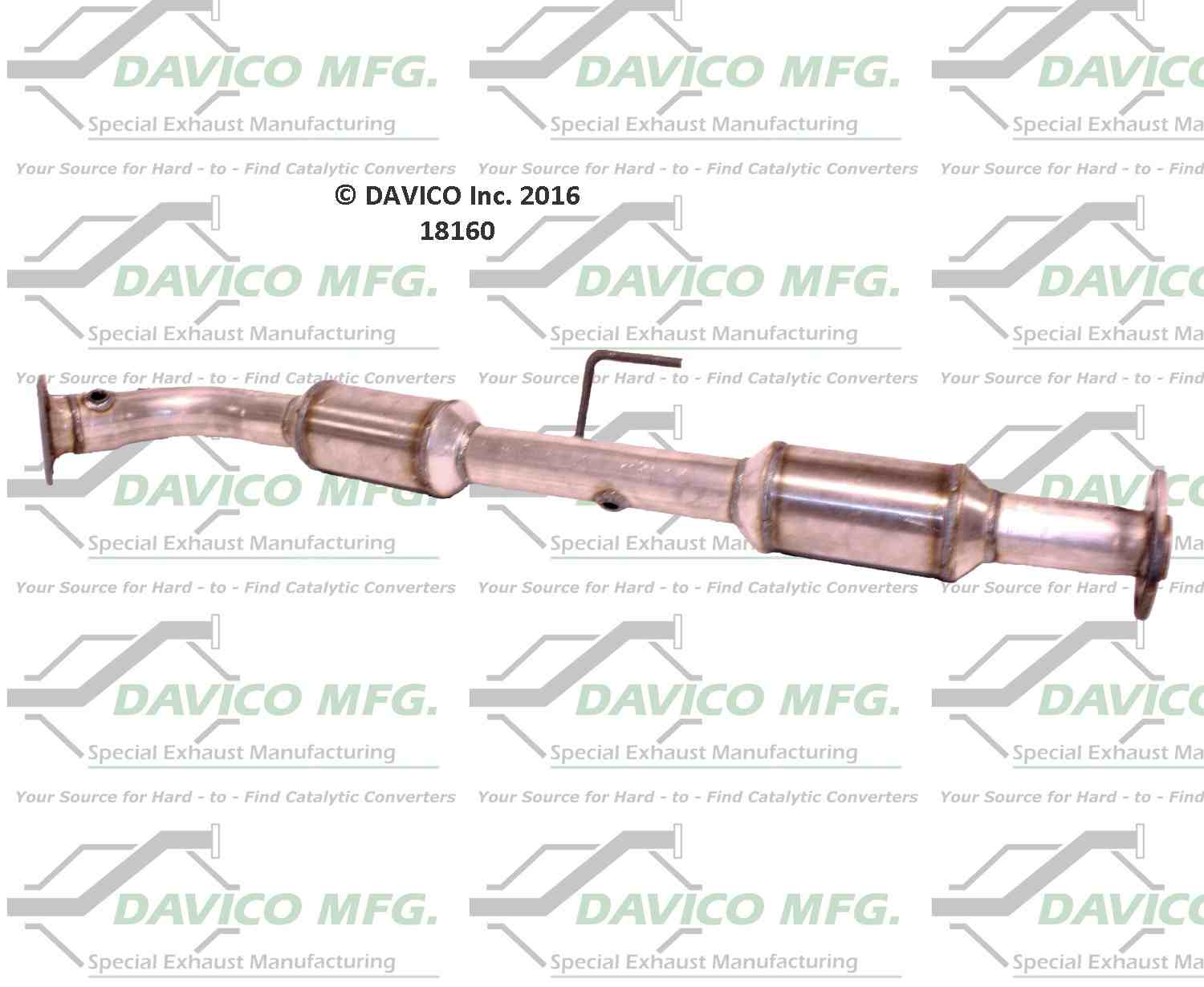 Davico Mfg Exact-Fit Catalytic Converter 18160