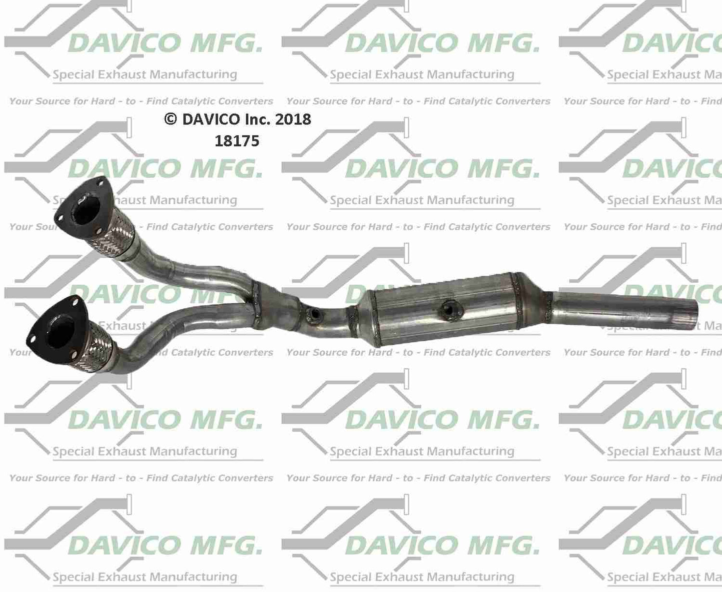 Davico Mfg Exact-Fit Catalytic Converter 18175