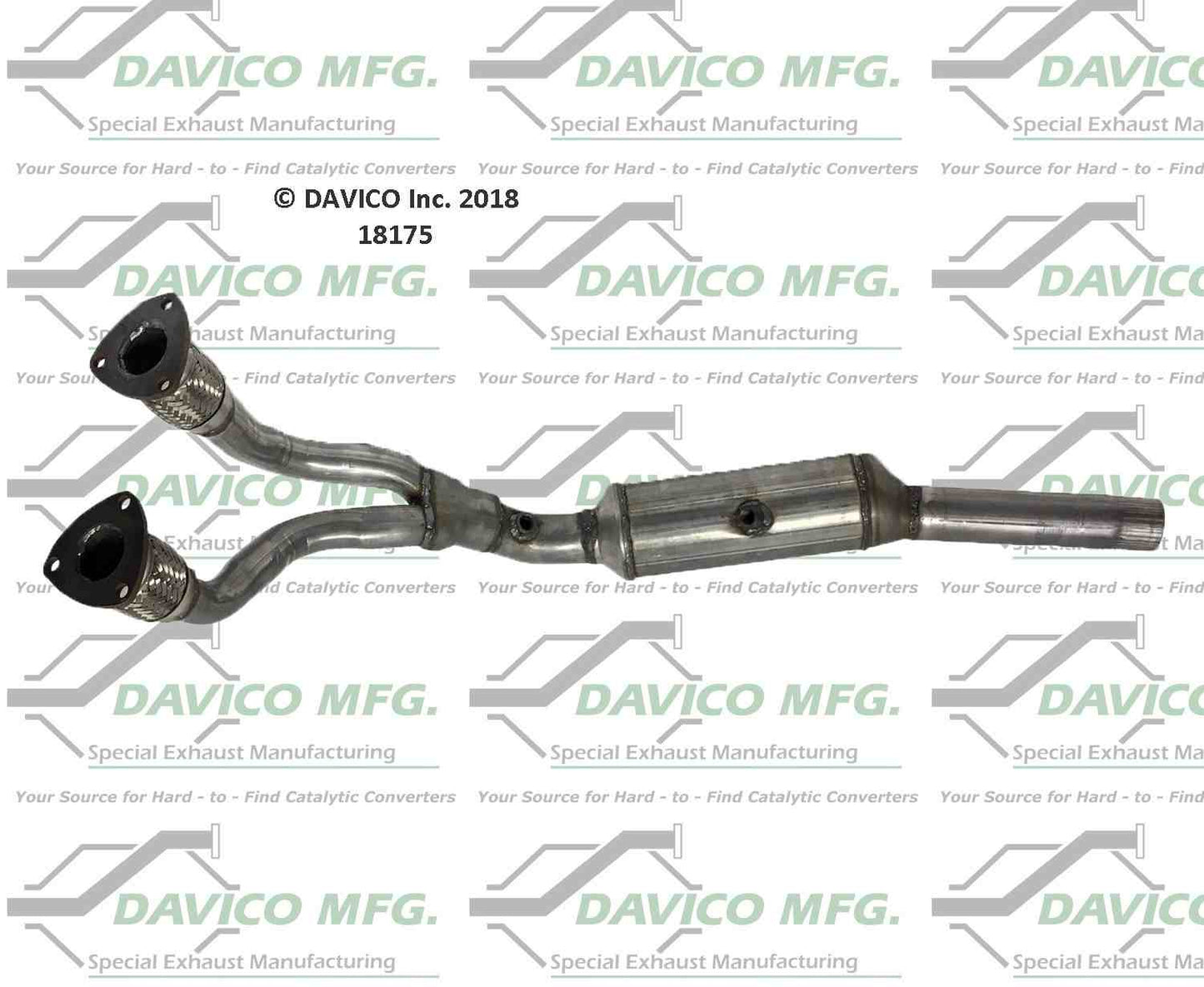 Davico Mfg Exact-Fit Catalytic Converter 18175
