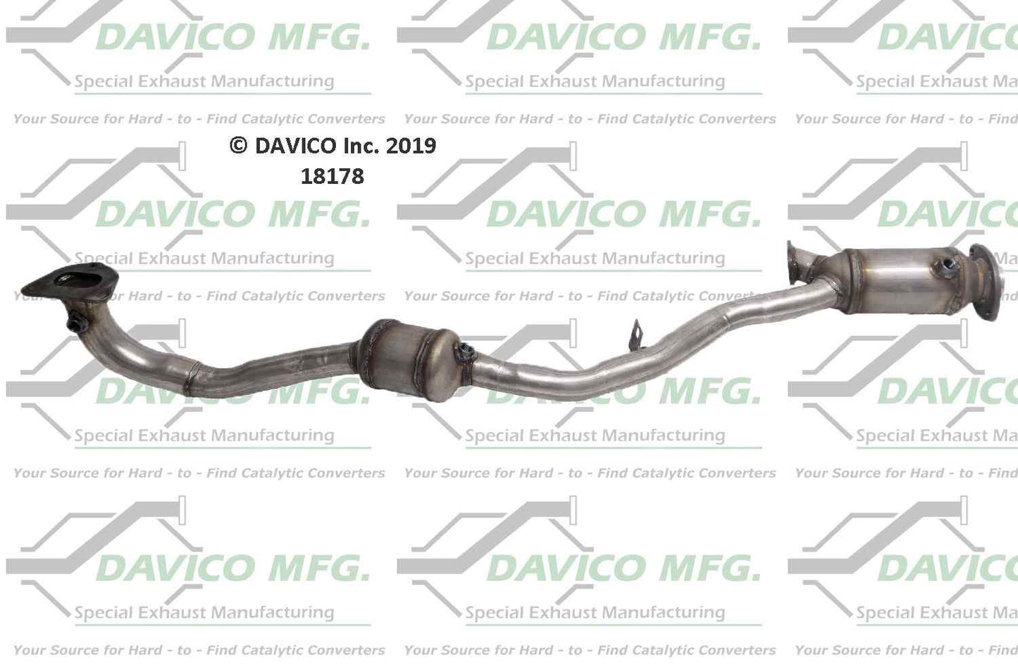 Davico Mfg Exact-Fit Catalytic Converter 18178