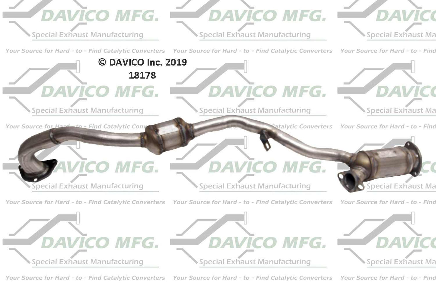 Davico Mfg Exact-Fit Catalytic Converter 18178