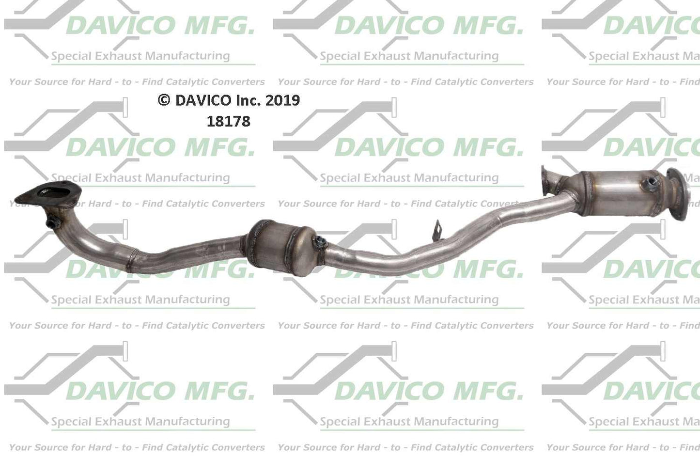 Davico Mfg Exact-Fit Catalytic Converter 18178