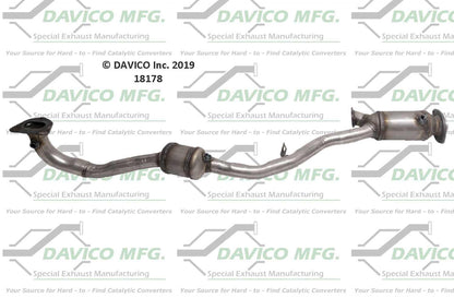 Davico Mfg Exact-Fit Catalytic Converter 18178