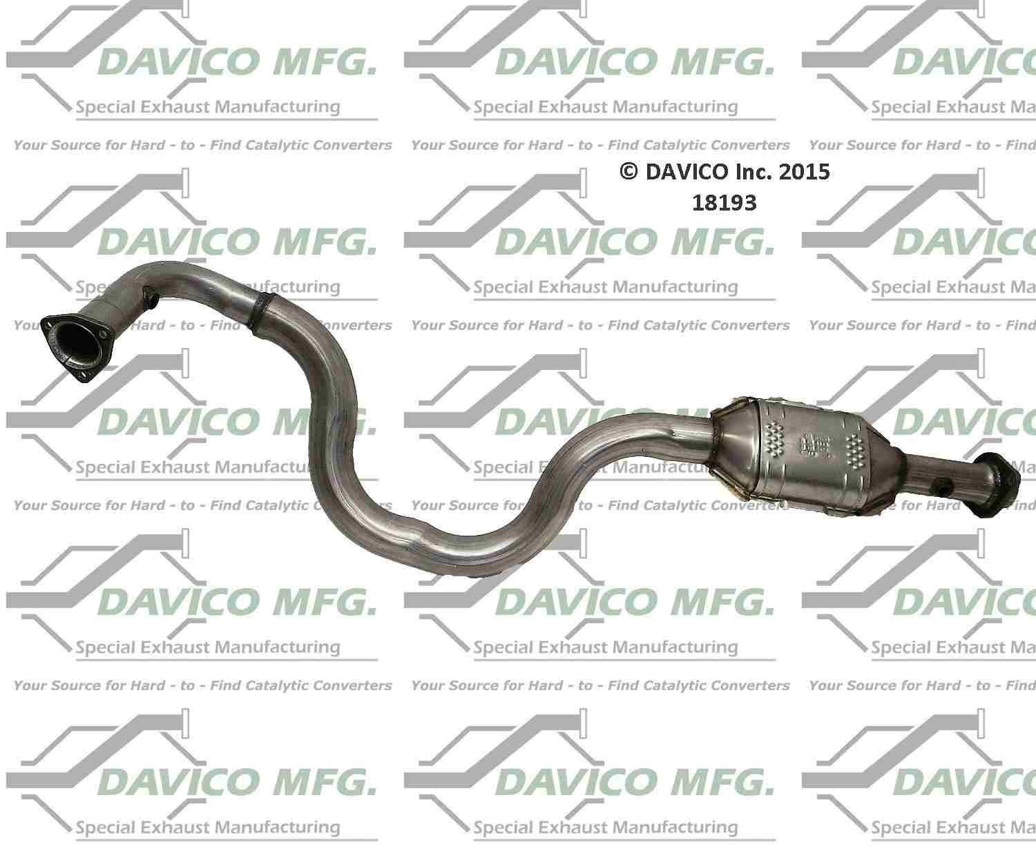 Davico Mfg Exact-Fit Catalytic Converter 18193