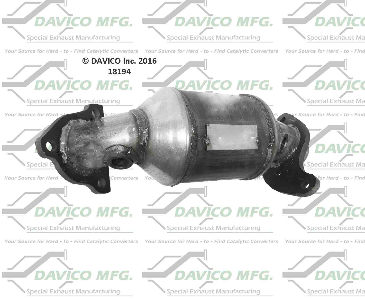 Davico Mfg Exact-Fit Catalytic Converter-Manifold 18194