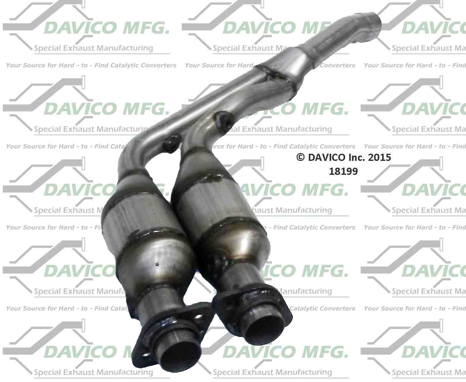 Davico Mfg Exact-Fit Catalytic Converter 18199