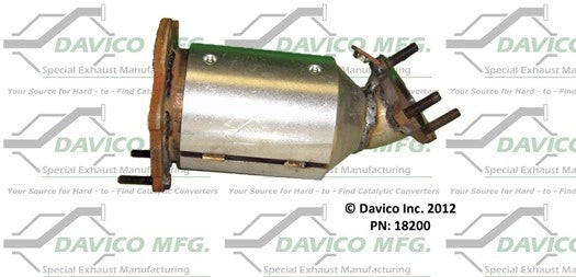 Davico Mfg Exact-Fit Catalytic Converter 18200