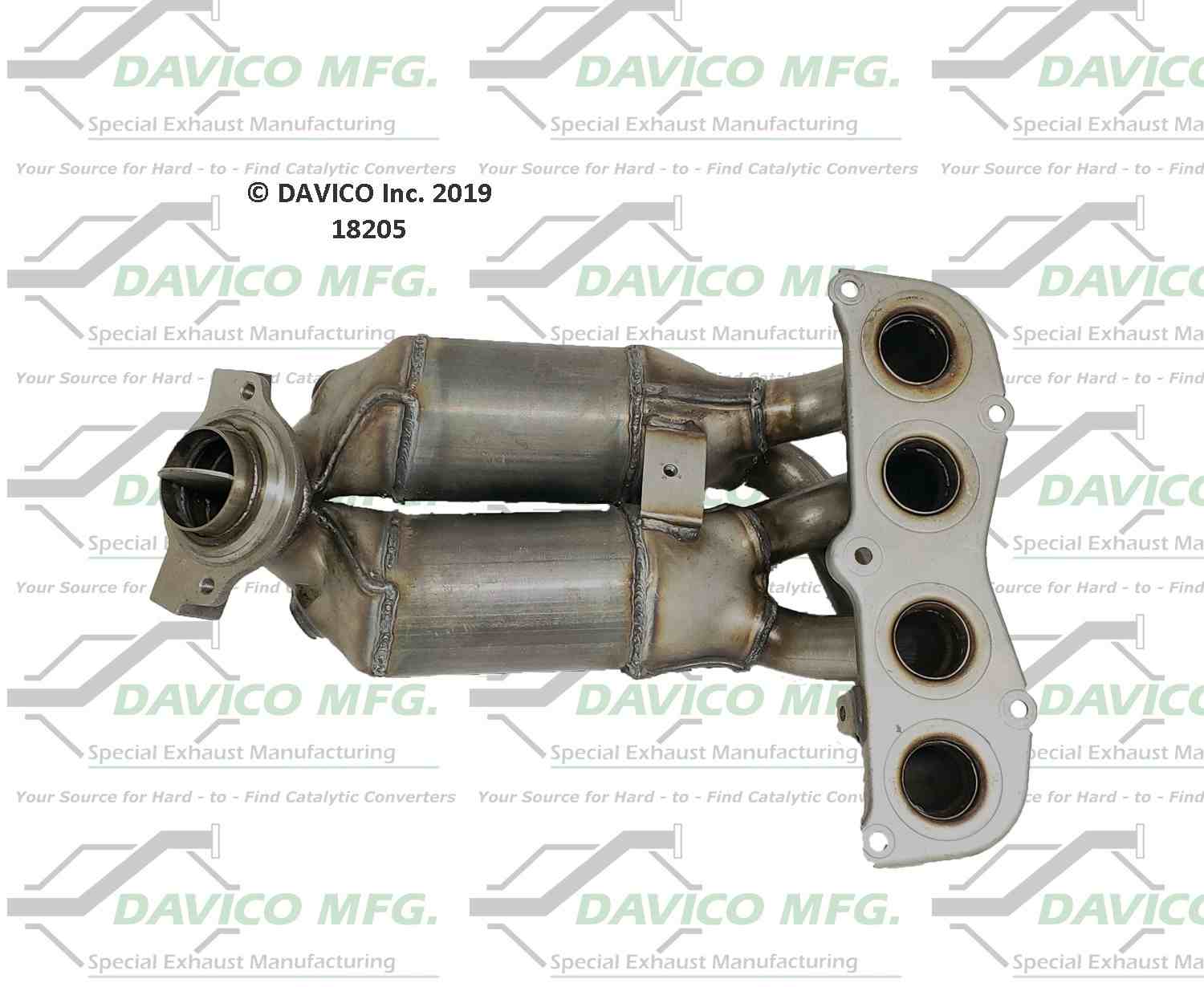 Davico Mfg Exact-Fit Catalytic Converter - Manifold 18205