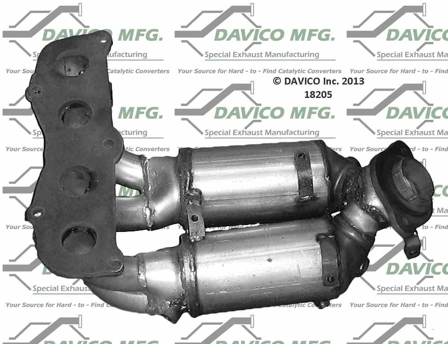 Davico Mfg Exact-Fit Catalytic Converter - Manifold 18205