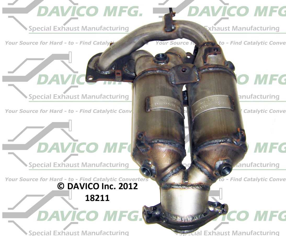 Davico Mfg Exact-Fit Catalytic Converter - Manifold 18211