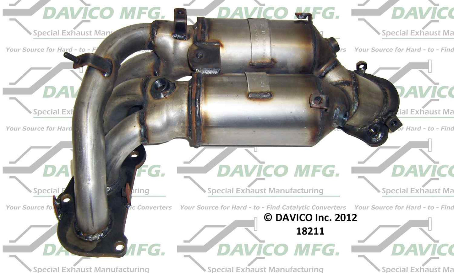Davico Mfg Exact-Fit Catalytic Converter - Manifold 18211