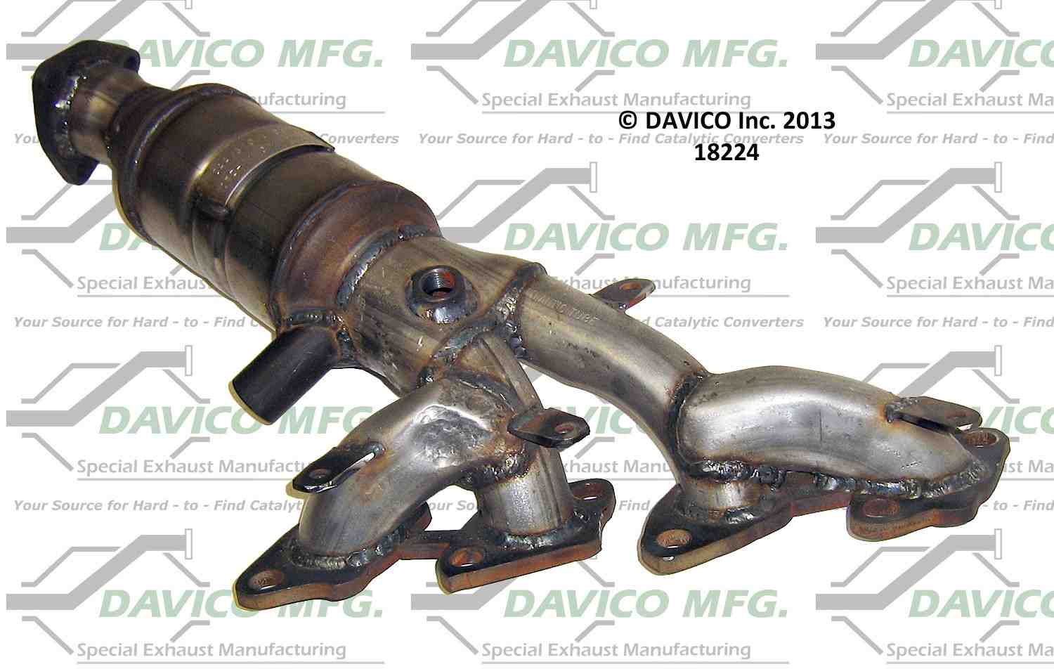 Davico Mfg Exact-Fit Catalytic Converter - Manifold 18224