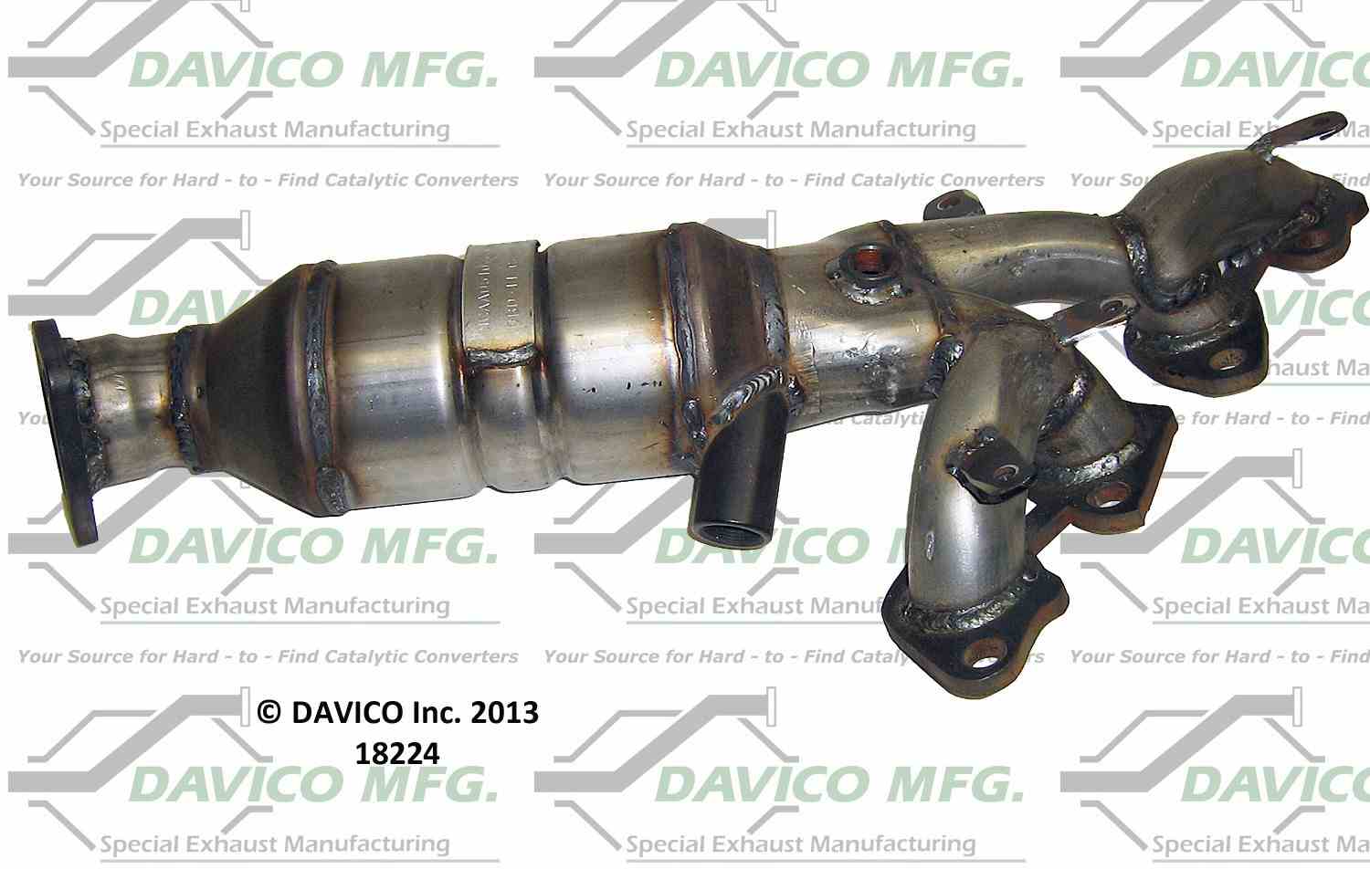 Davico Mfg Exact-Fit Catalytic Converter - Manifold 18224