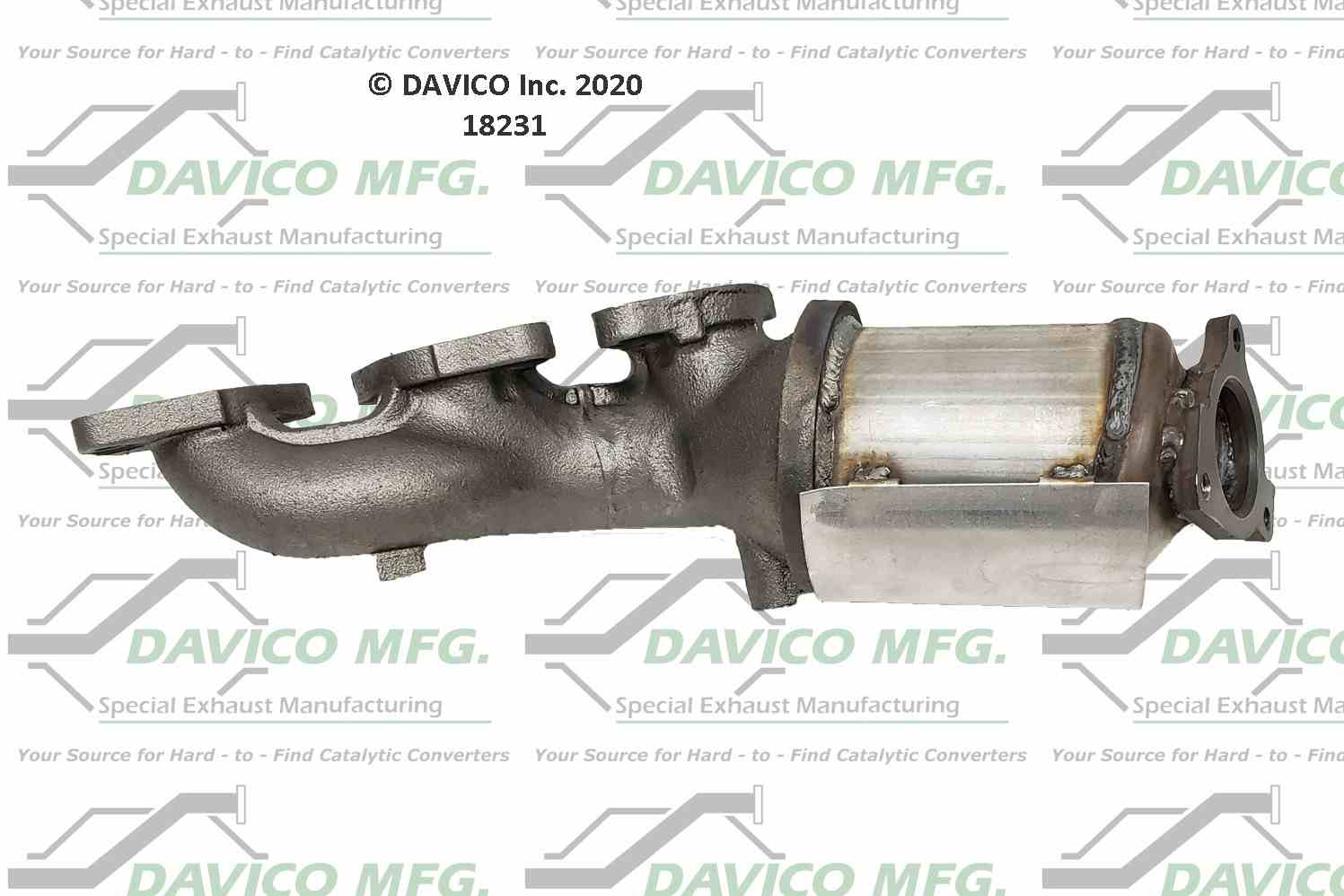 Davico Mfg Exact-Fit Catalytic Converter - Manifold 18231