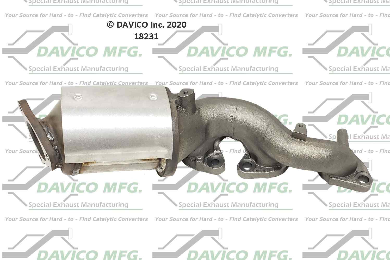 Davico Mfg Exact-Fit Catalytic Converter - Manifold 18231