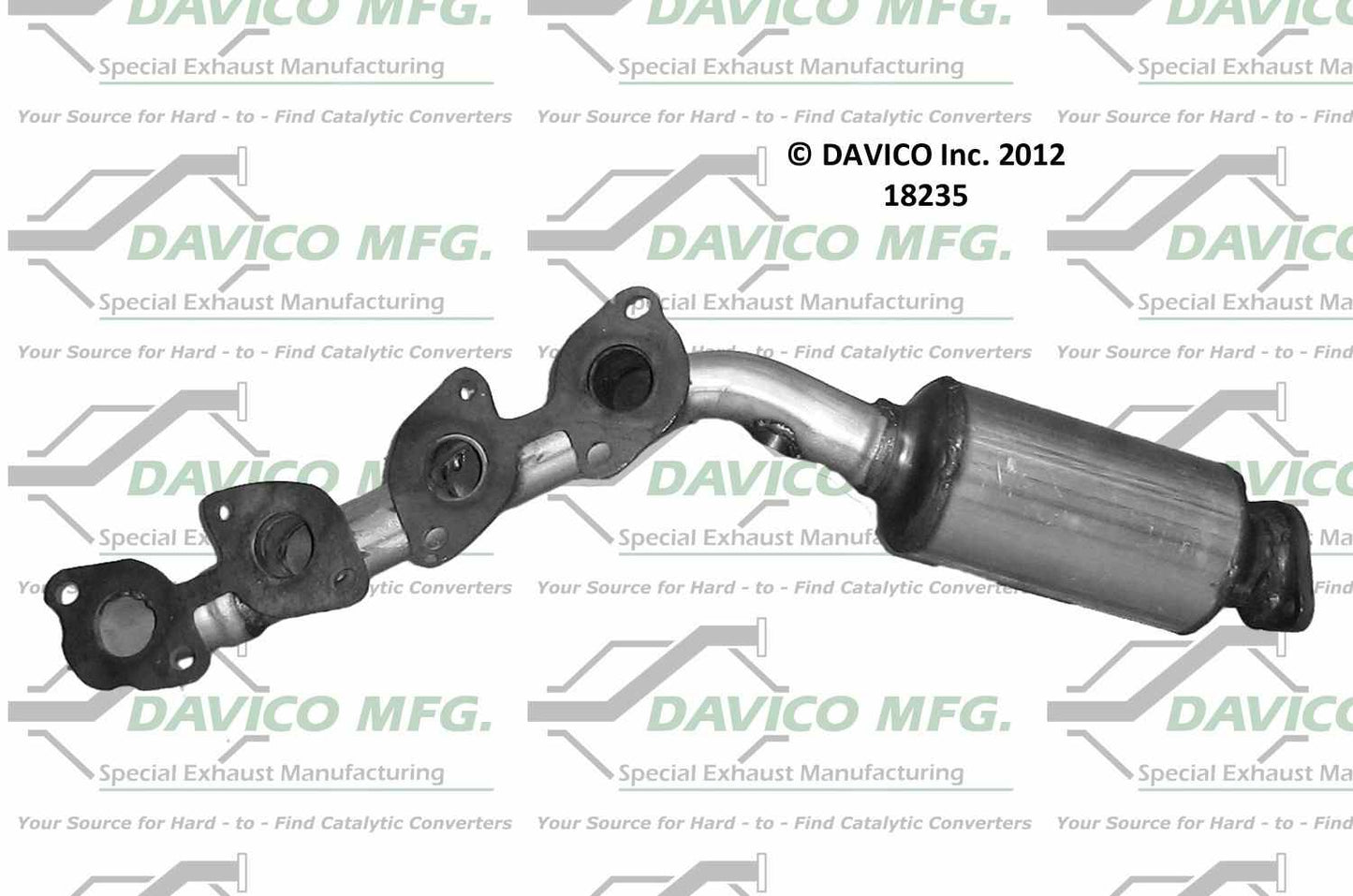 Davico Mfg Exact-Fit Catalytic Converter - Manifold 18235