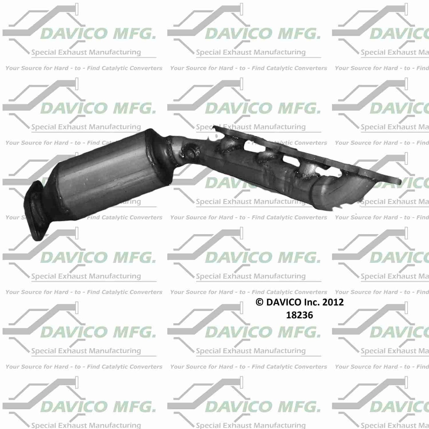 Davico Mfg Exact-Fit Catalytic Converter - Manifold 18236