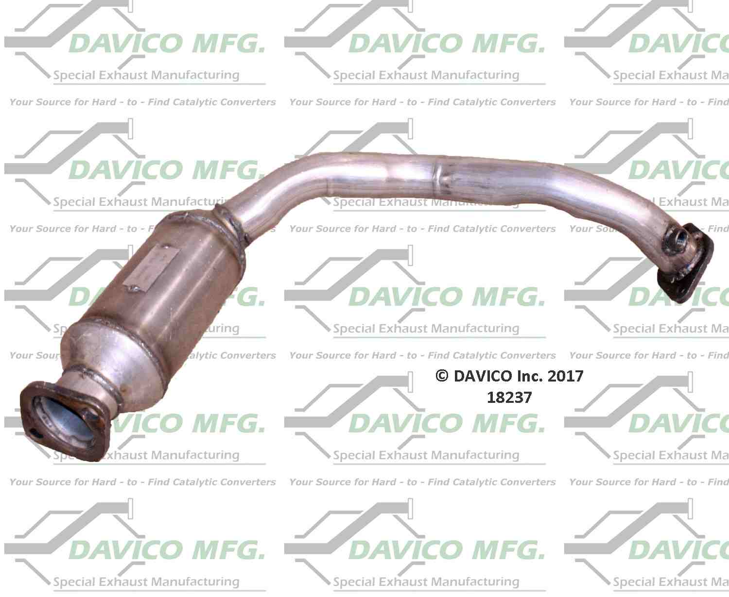 Davico Mfg Exact-Fit Catalytic Converter 18237