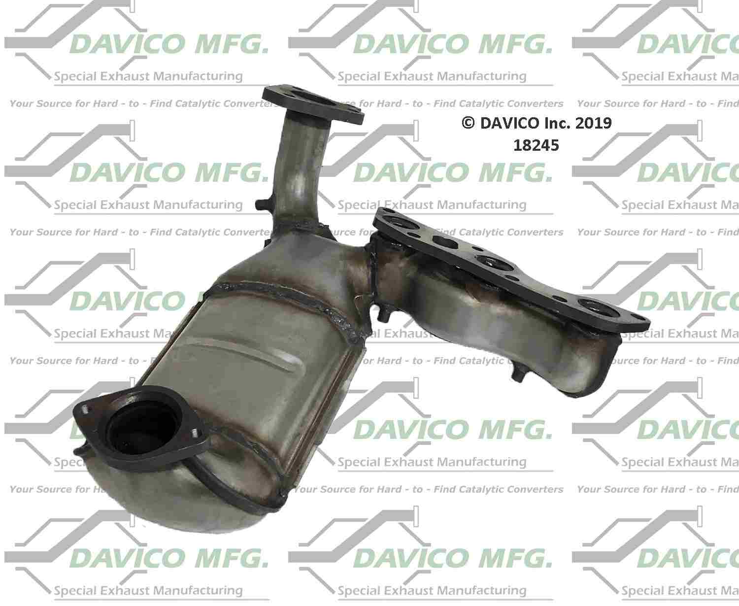 Davico Mfg Exact-Fit Catalytic Converter - Manifold 18245