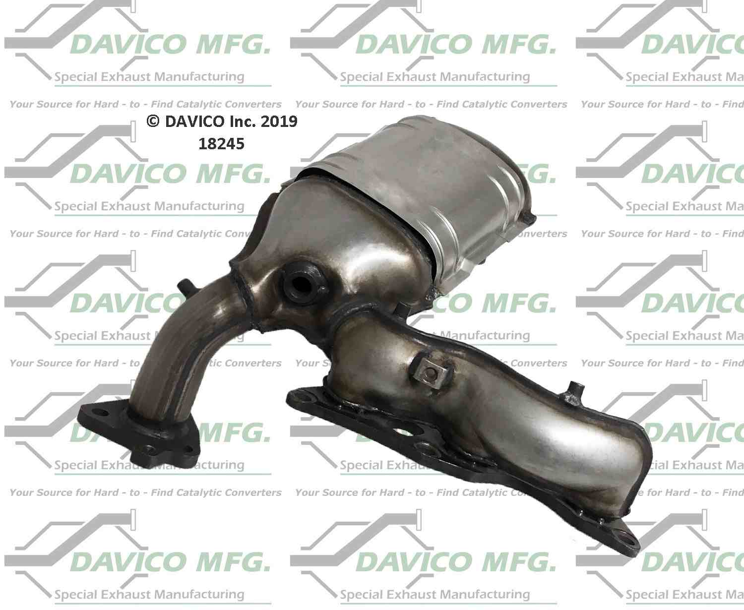 Davico Mfg Exact-Fit Catalytic Converter - Manifold 18245