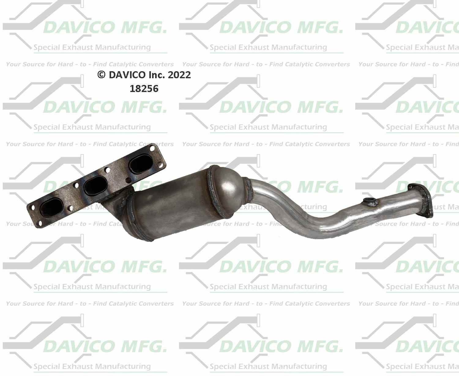 Davico Mfg Exact-Fit Catalytic Converter - Manifold 18256