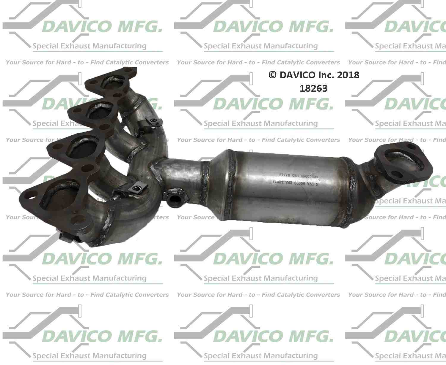 Davico Mfg Exact-Fit Catalytic Converter - Manifold 18263
