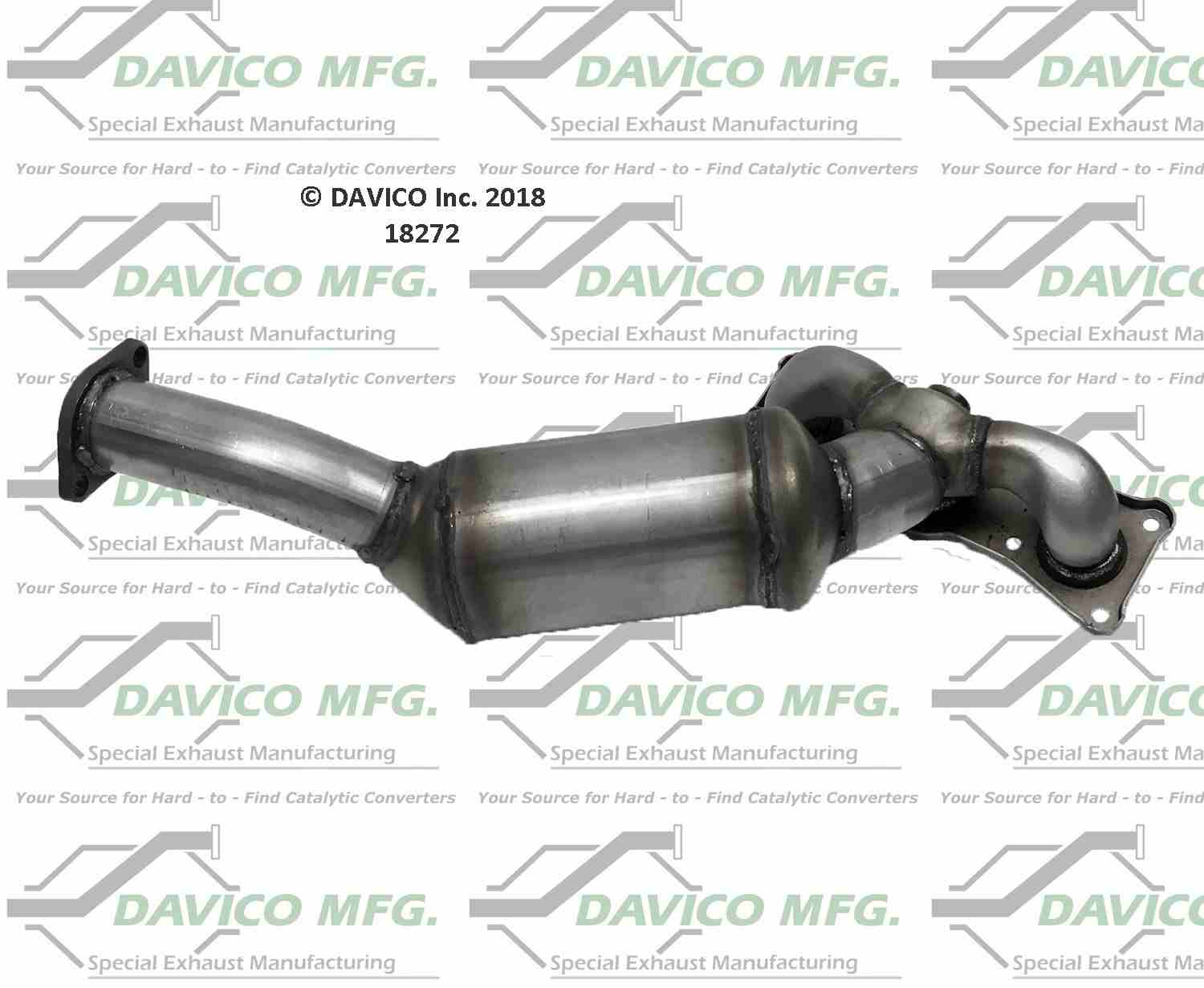 Davico Mfg Exact-Fit Catalytic Converter - Manifold 18272