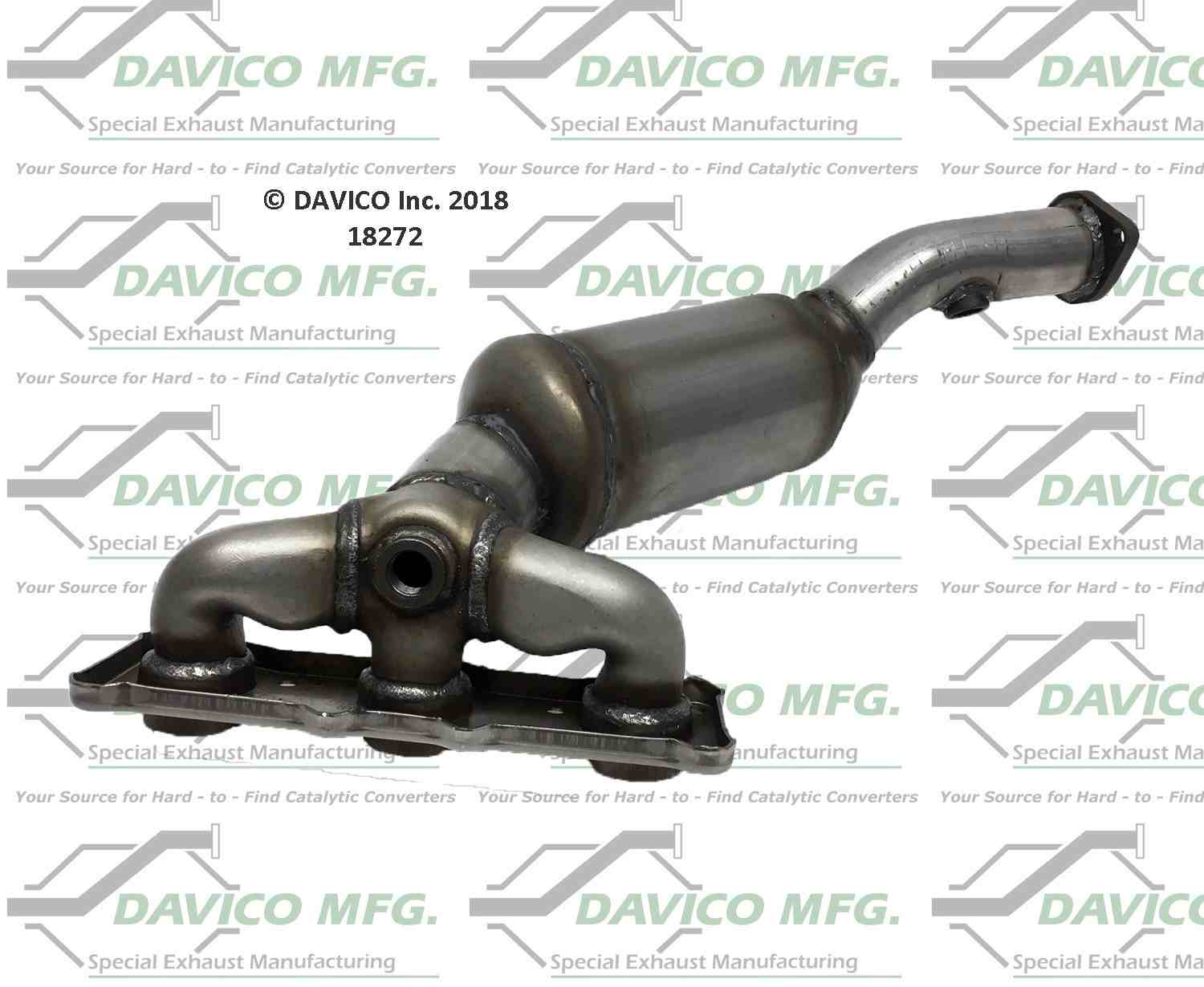 Davico Mfg Exact-Fit Catalytic Converter - Manifold 18272