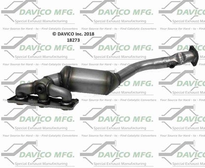 Davico Mfg Exact-Fit Catalytic Converter - Manifold 18273