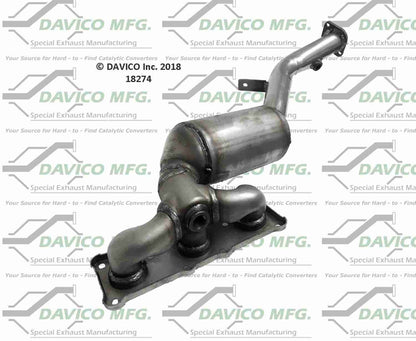 Davico Mfg Exact-Fit Manifold Converter 18274