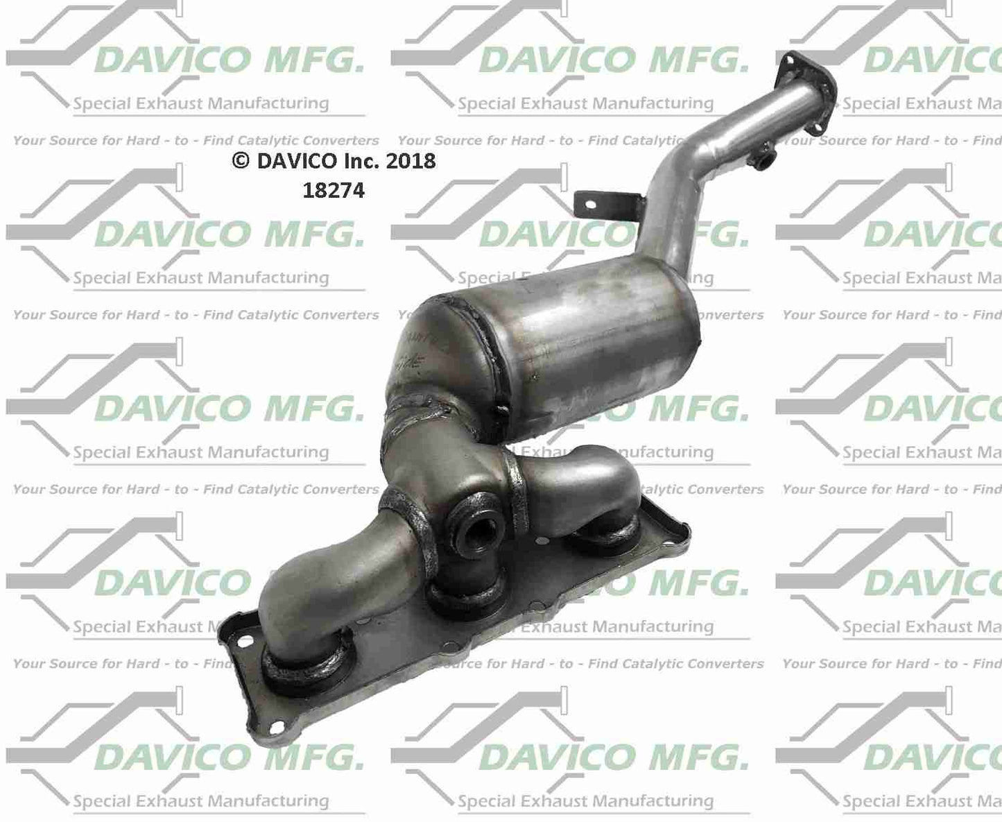 Davico Mfg Exact-Fit Manifold Converter 18274