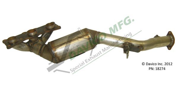 Davico Mfg Exact-Fit Manifold Converter 18274