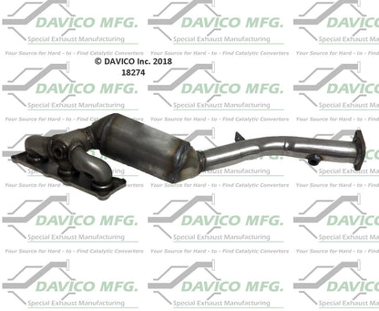 Davico Mfg Exact-Fit Manifold Converter 18274