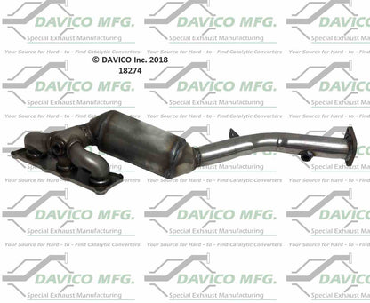 Davico Mfg Exact-Fit Manifold Converter 18274