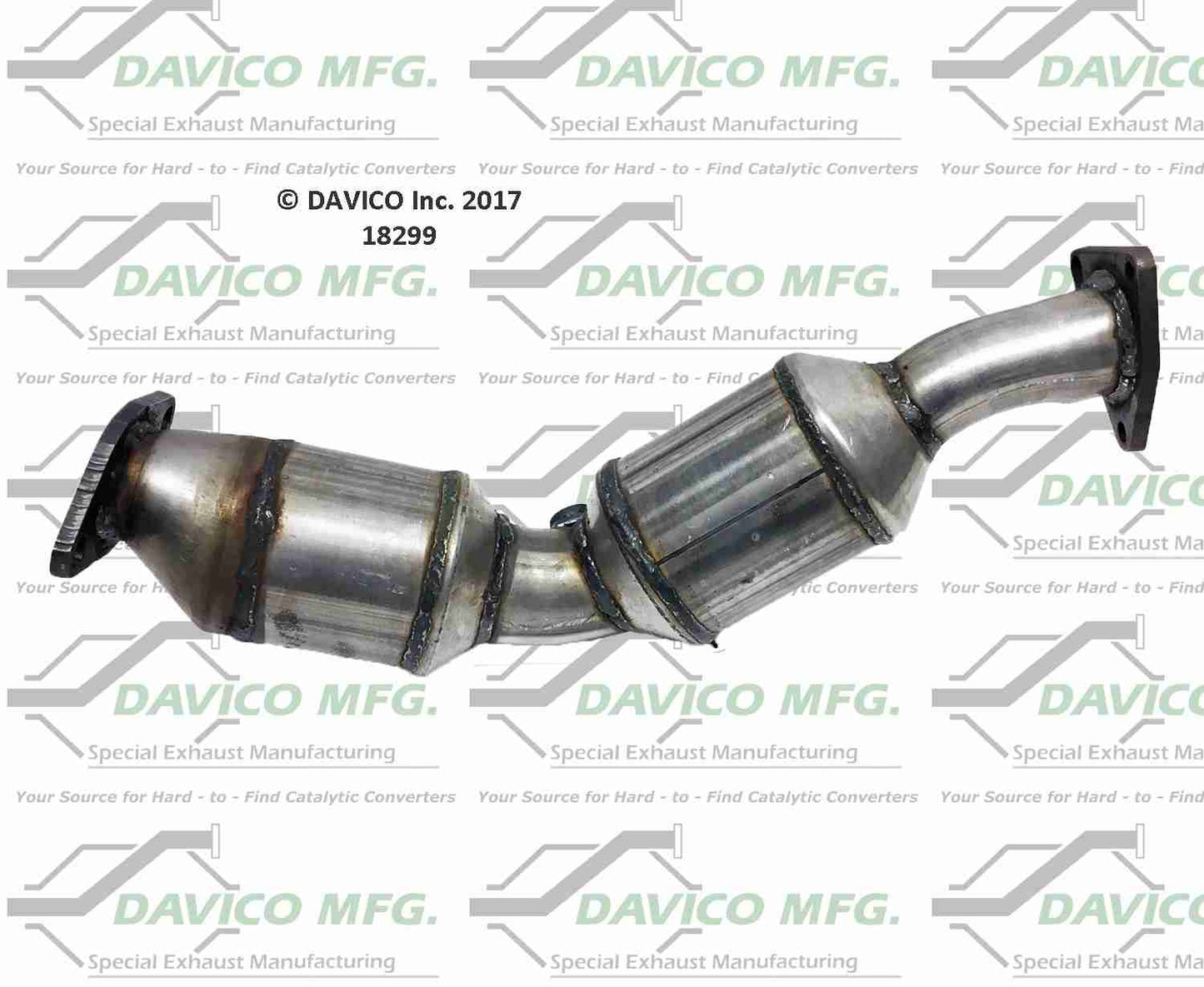 Davico Mfg Exact-Fit Catalytic Converter 18299