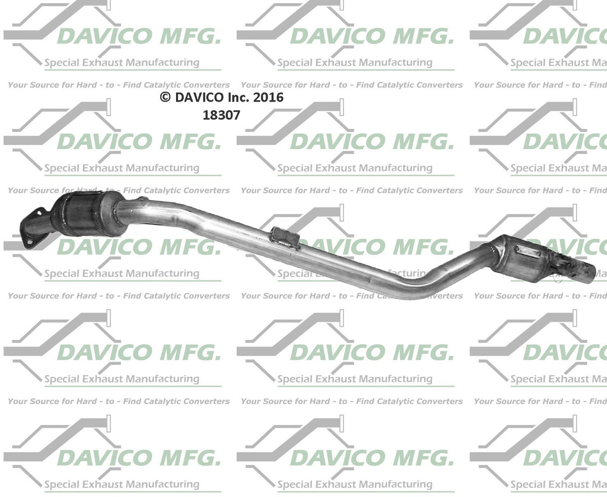 Davico Mfg Exact-Fit Catalytic Converter 18307