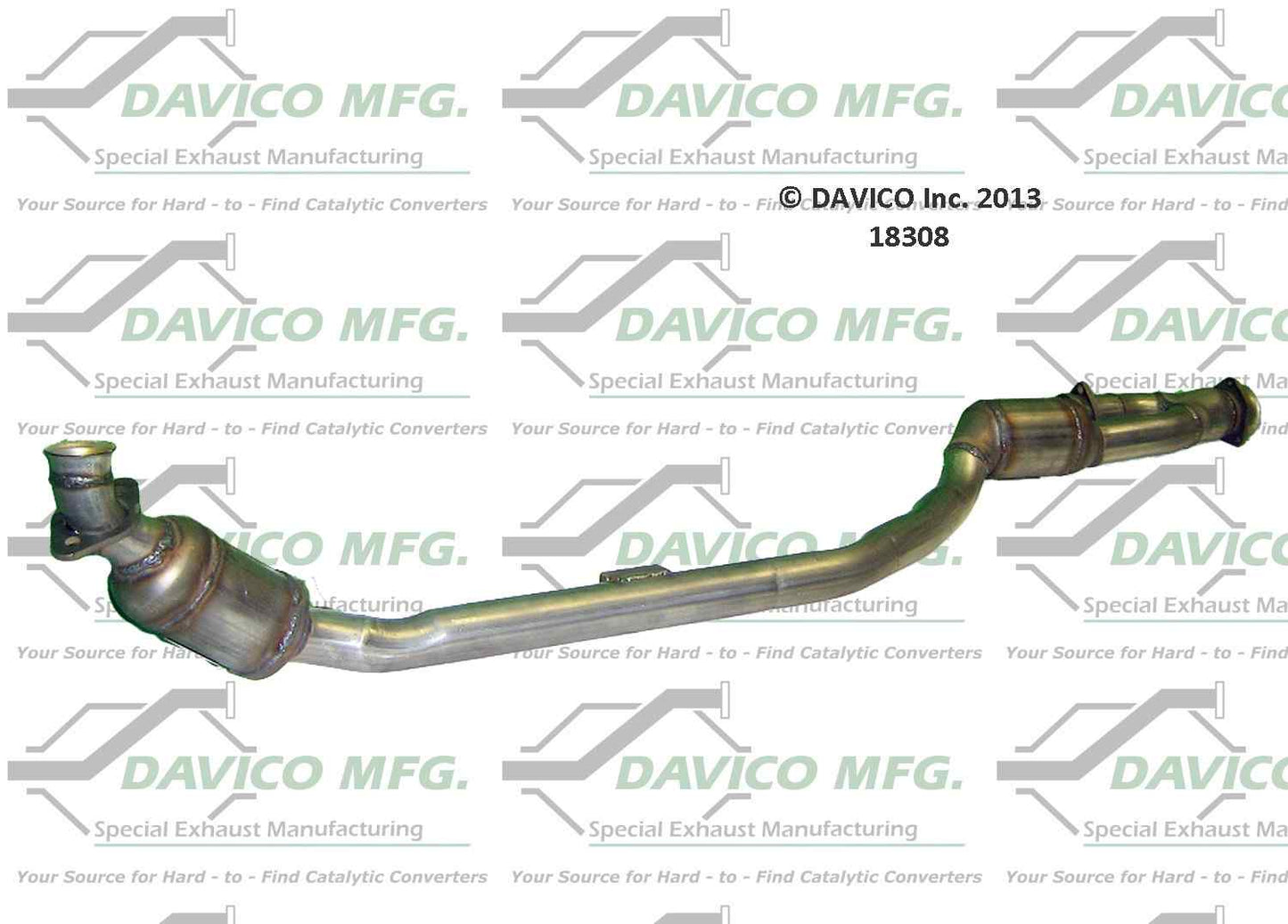 Davico Mfg Exact-Fit Catalytic Converter 18308