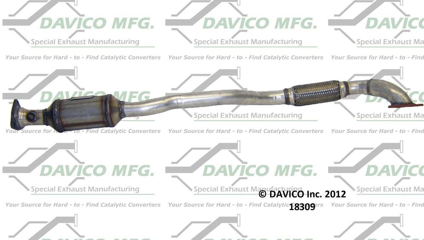 Davico Mfg Exact-Fit Catalytic Converter 18309