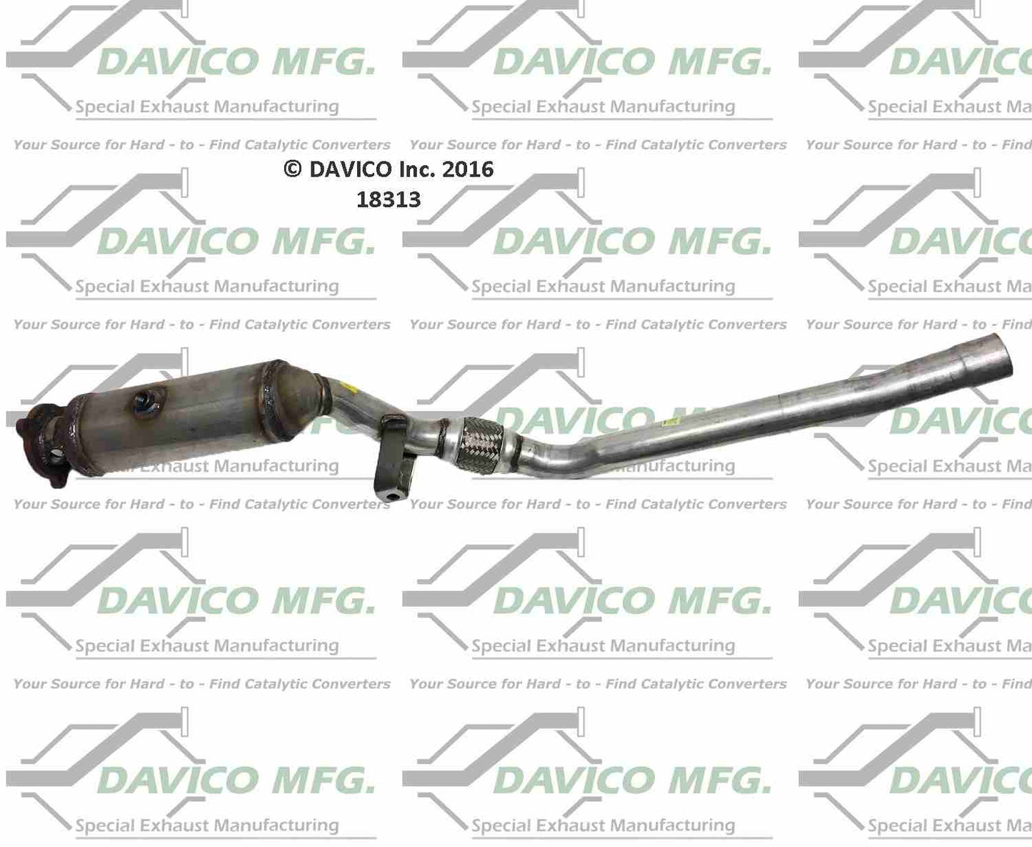 Davico Mfg Exact-Fit Catalytic Converter 18313
