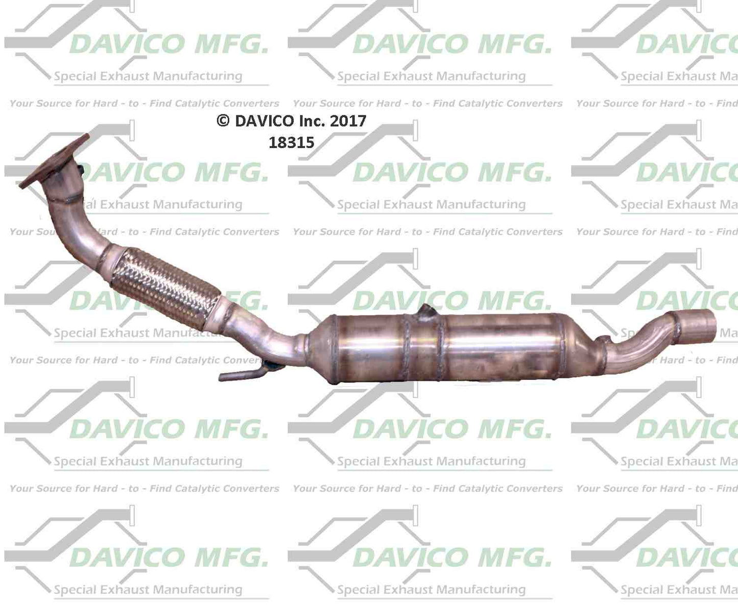 Davico Mfg Exact-Fit Catalytic Converter 18315