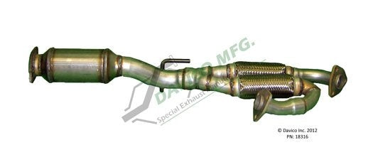 Davico Mfg Exact-Fit Catalytic Converter 18316