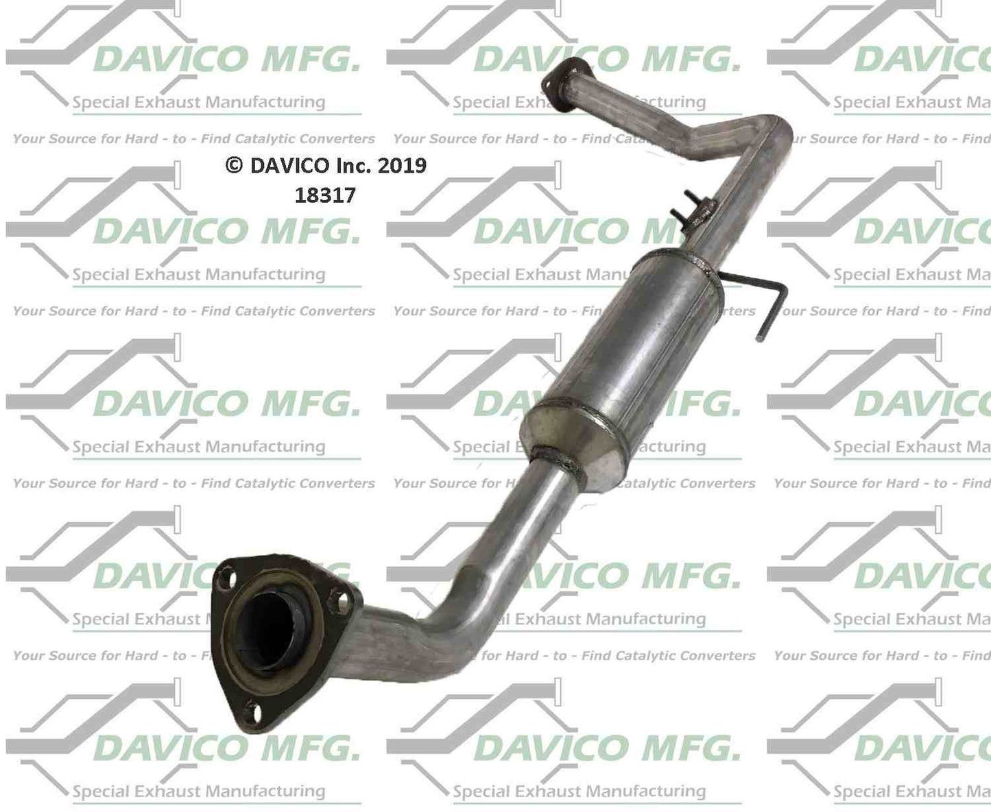 Davico Mfg Exact-Fit Catalytic Converter 18317