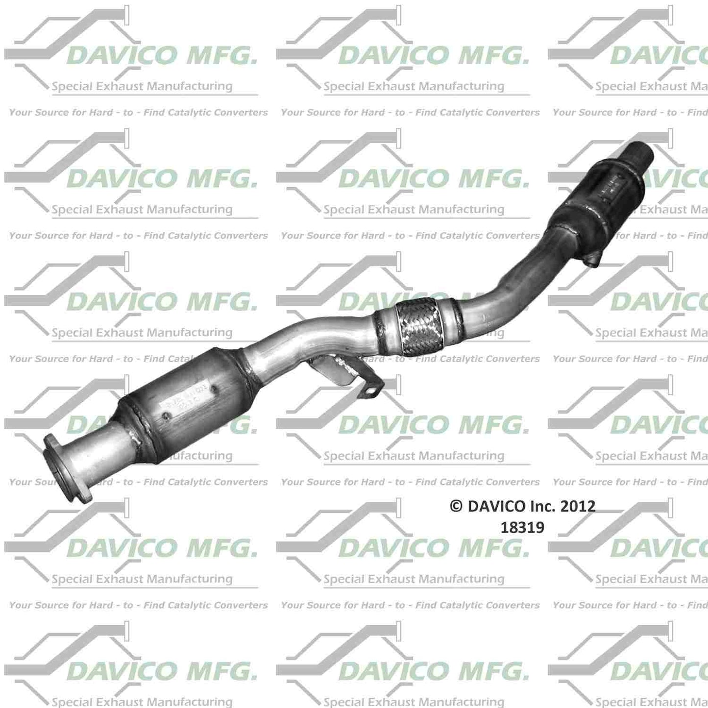 Davico Mfg Catalytic Converter 18319