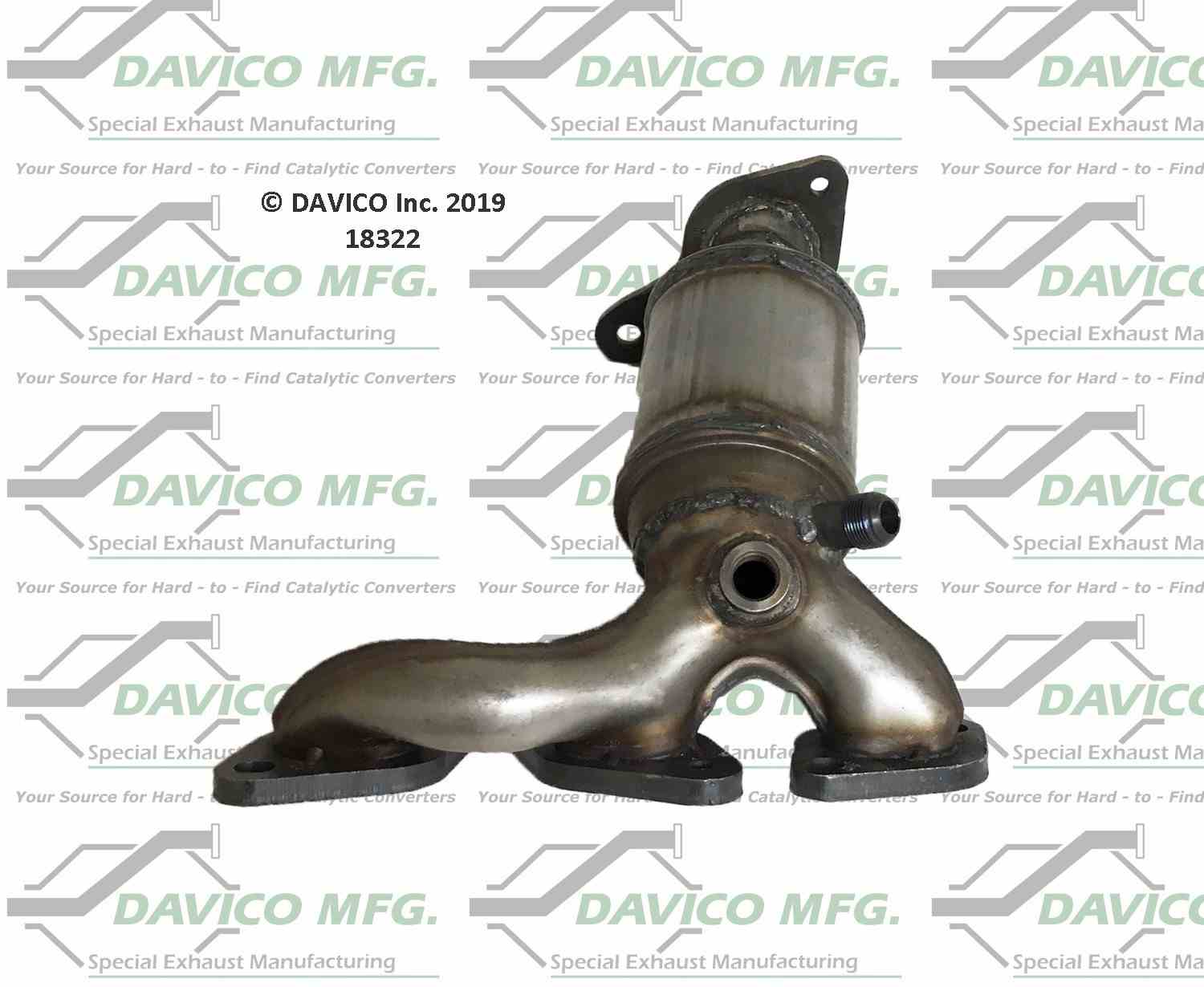 Davico Mfg Exact-Fit Catalytic Converter - 18322