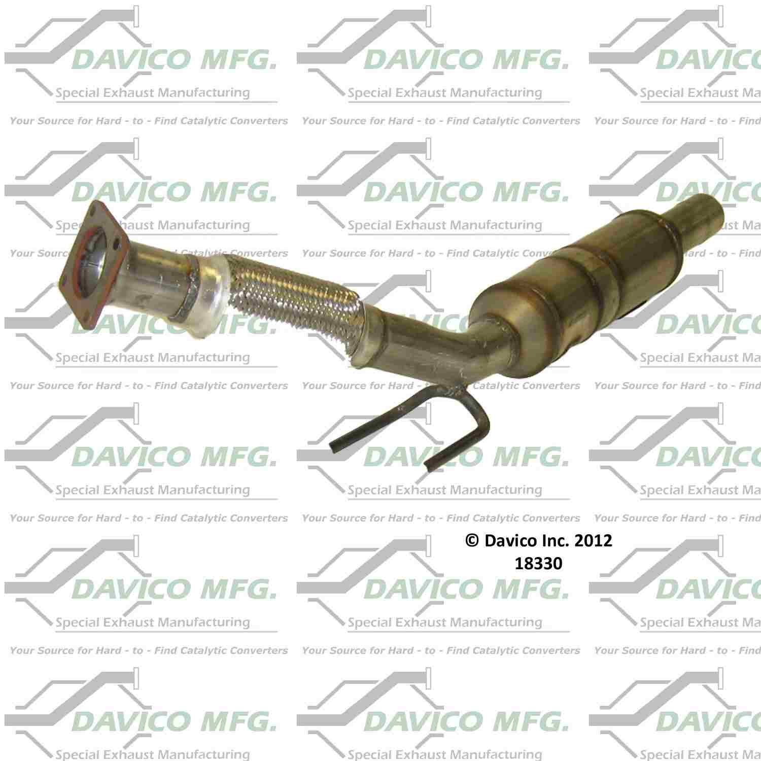 Davico Mfg Exact-Fit Catalytic Converter 18330