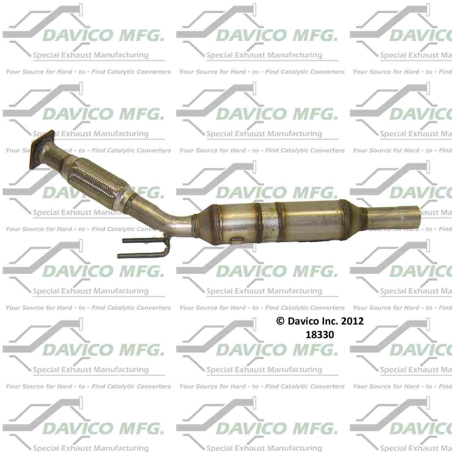 Davico Mfg Exact-Fit Catalytic Converter 18330